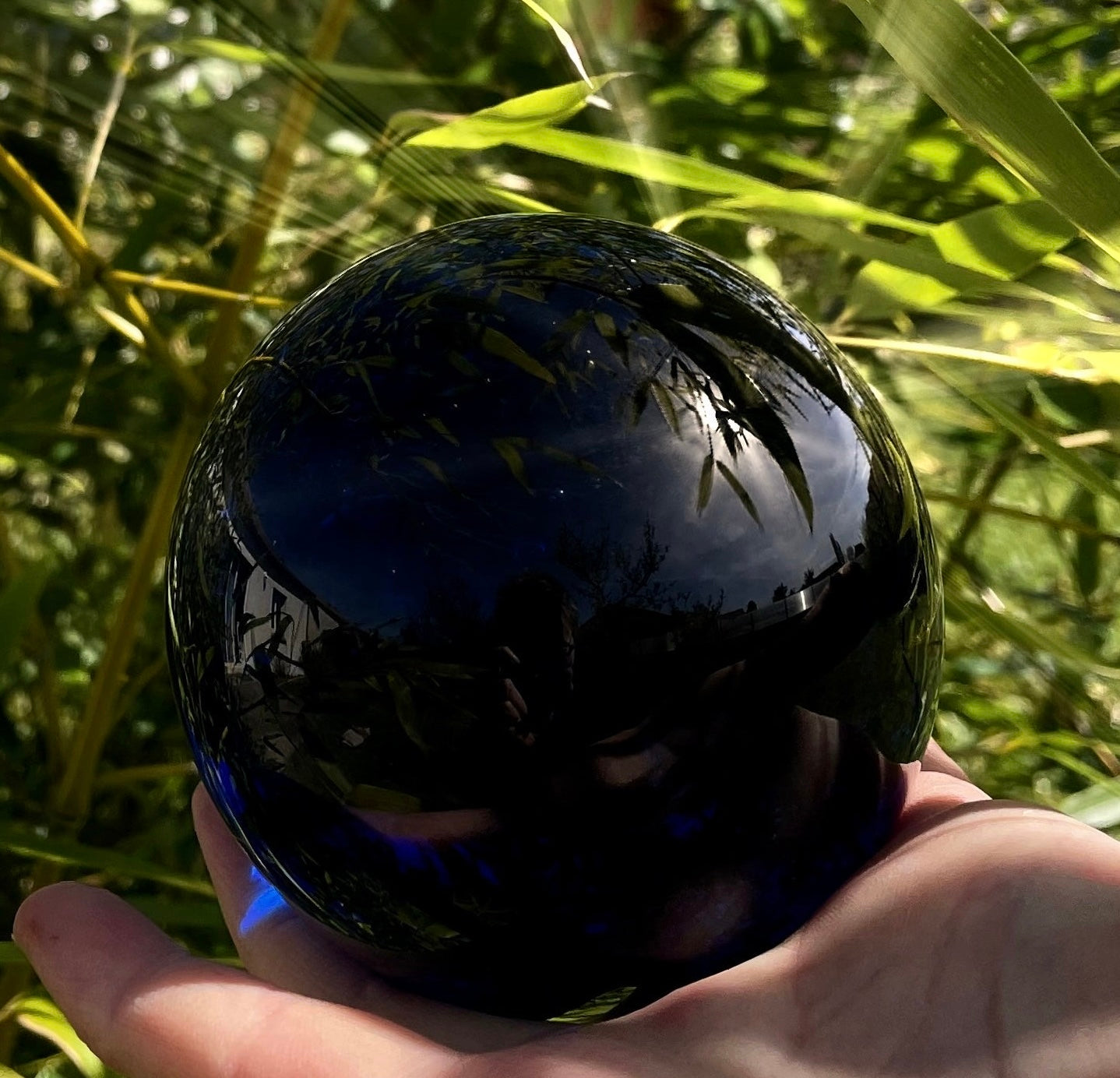 ANDARA poli Sphere Indigo Transmutation 976 g / cristal 5D / 777