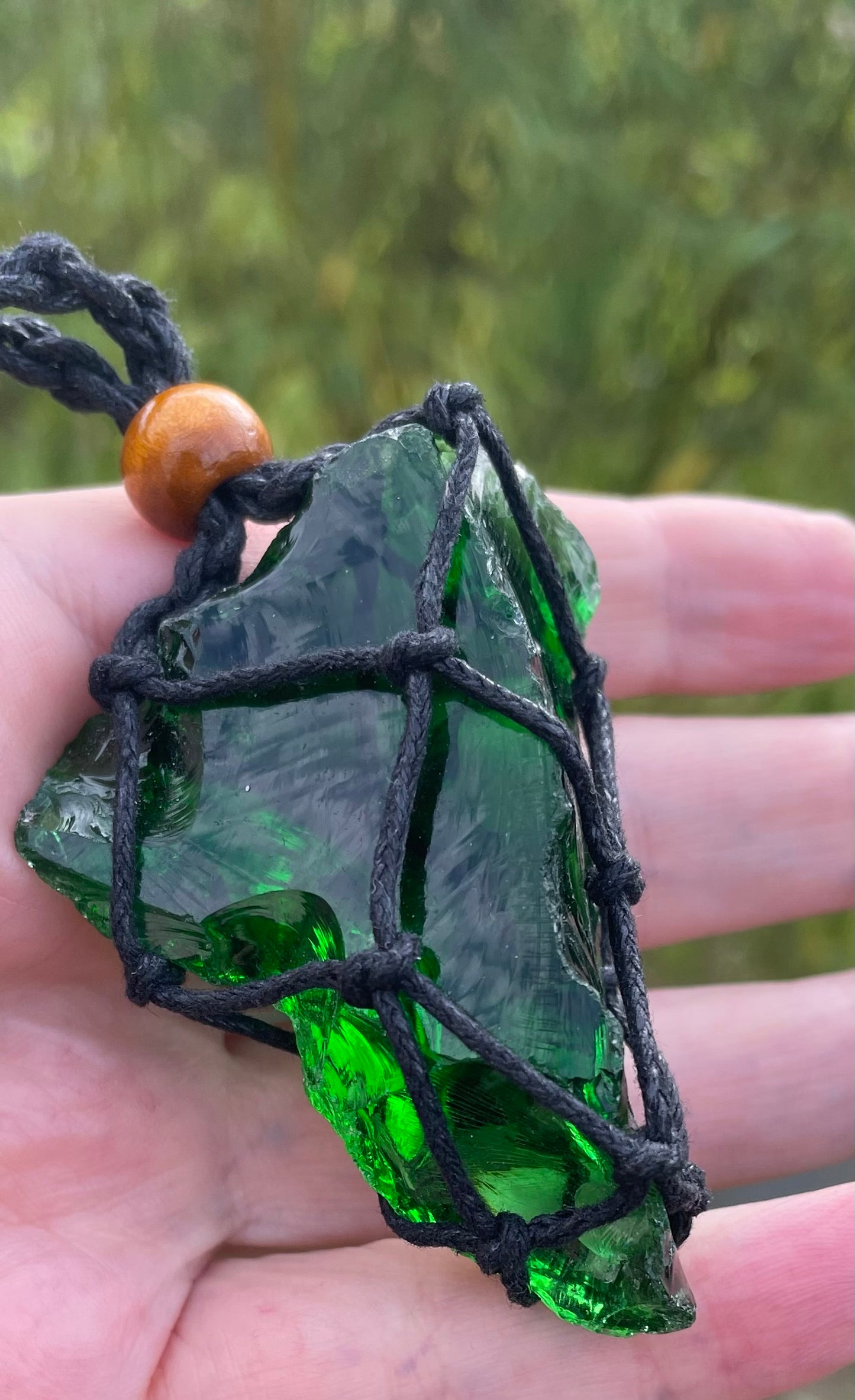 Pendentif ANDARA Dragon Vert 43 g / cristal 5D / 777 •