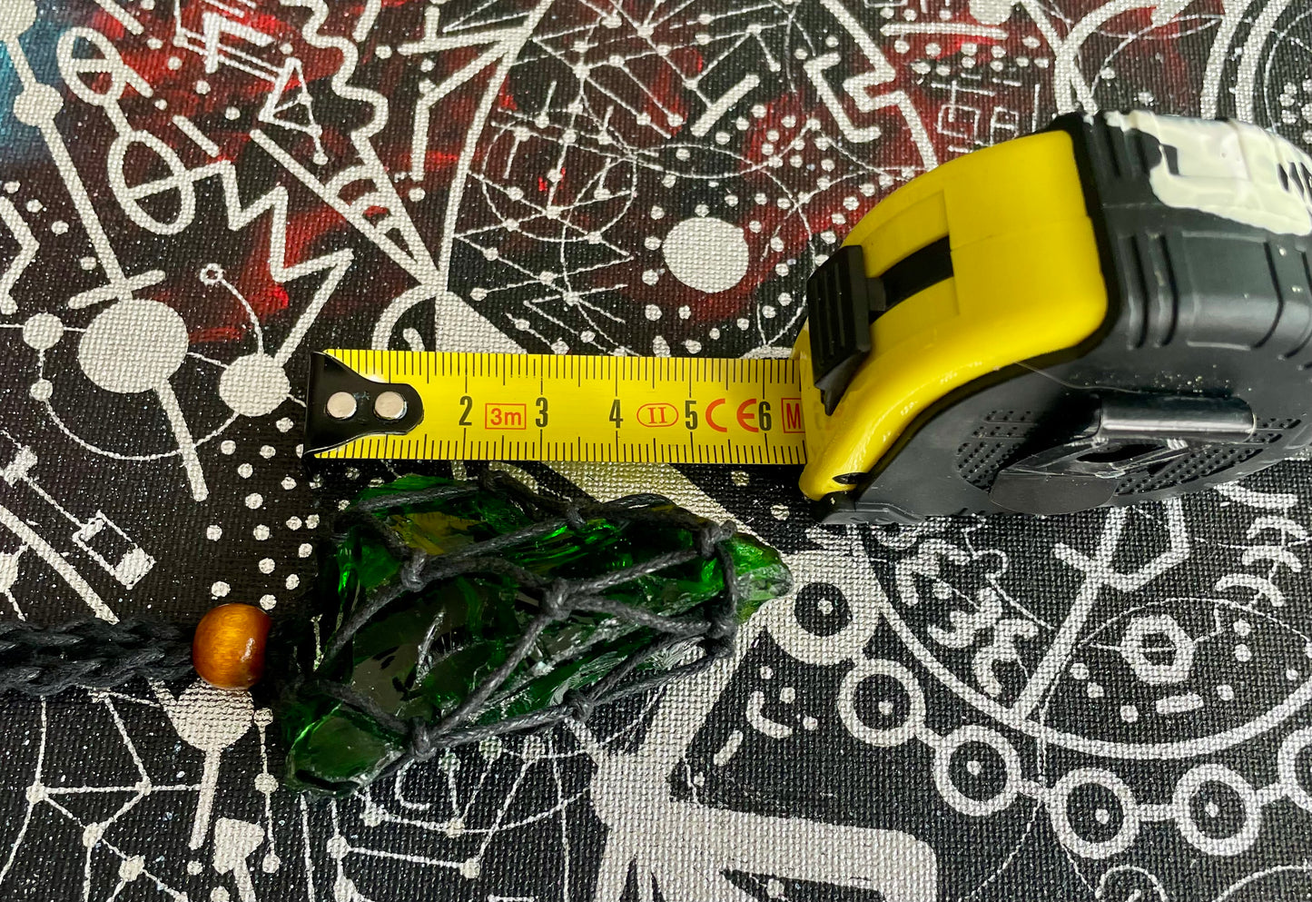 Pendentif ANDARA Dragon Vert 43 g / cristal 5D / 777 •