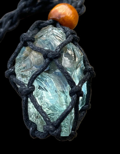 Pendentif d'intention : ANDARA | vert bleuté | 19 g