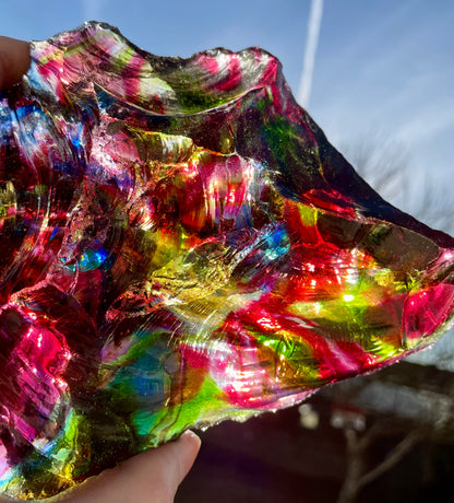 Altar Rainbow Warrior |pierre cristalline ANDARA ~ 1051 g