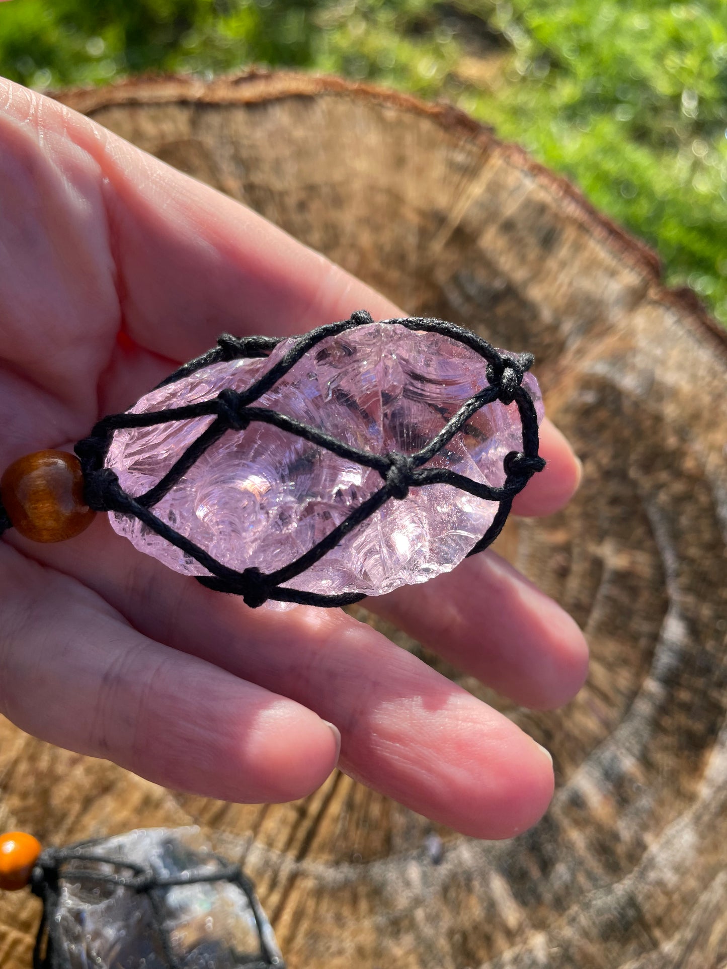 Pendentif d'intention : Eclat de rosée de Rose / La Magie des Andaras
