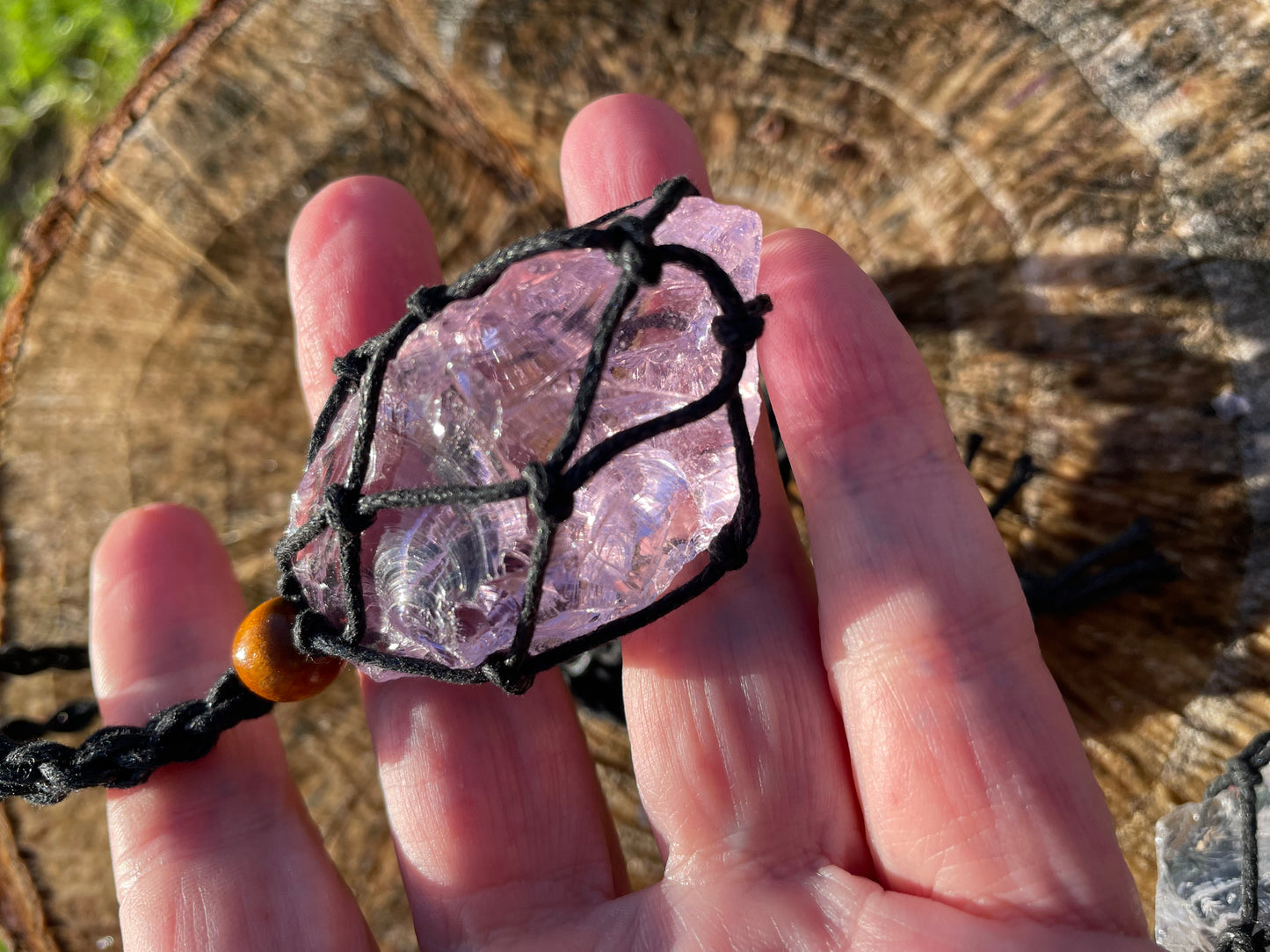 Pendentif d'intention : Eclat de rosée de Rose / La Magie des Andaras