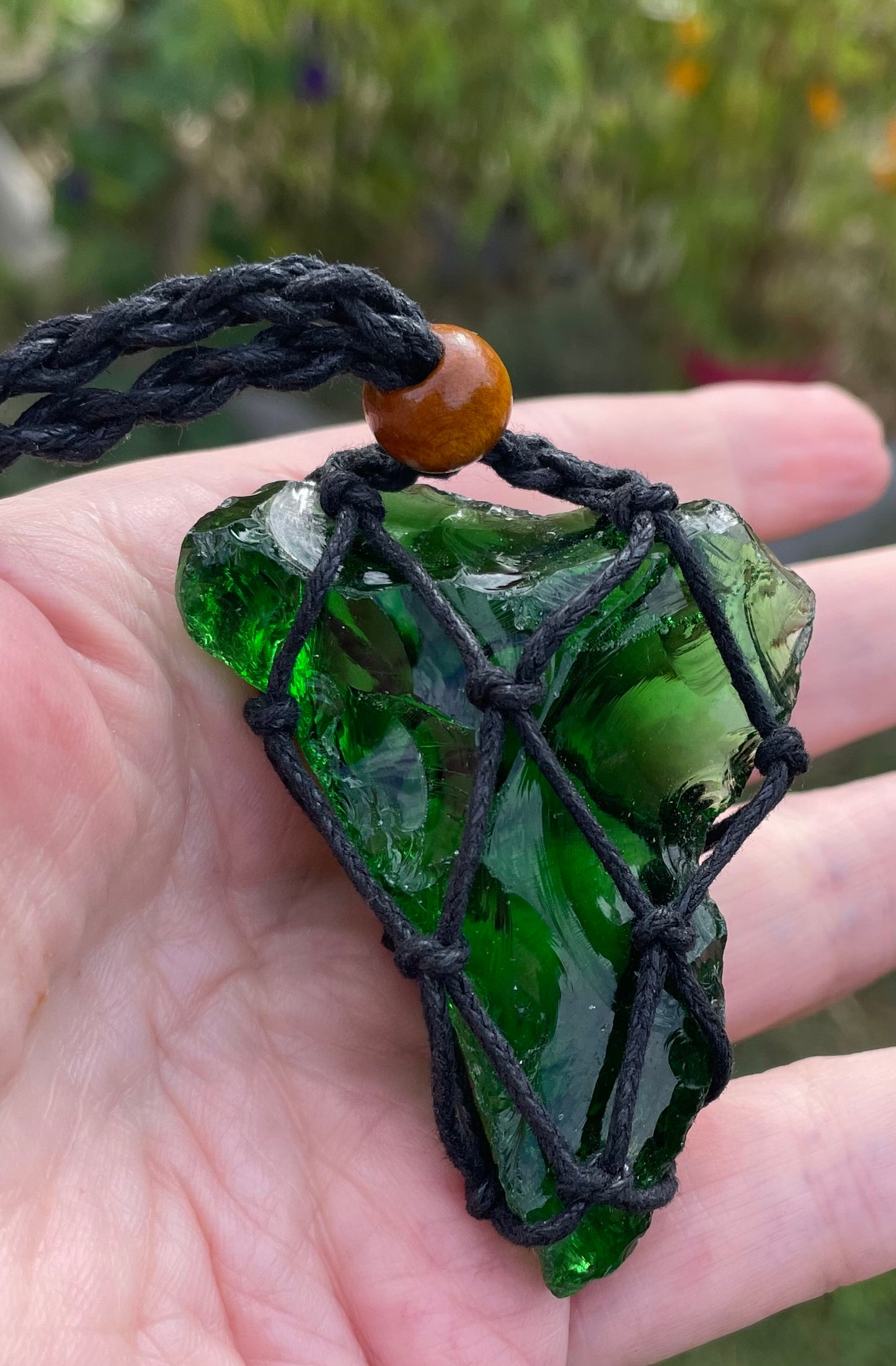 Pendentif ANDARA Dragon Vert 43 g / cristal 5D / 777 •