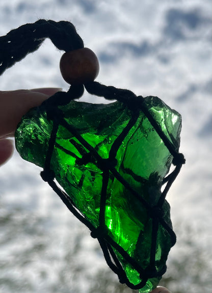 Pendentif ANDARA Dragon Vert 43 g / cristal 5D / 777 •