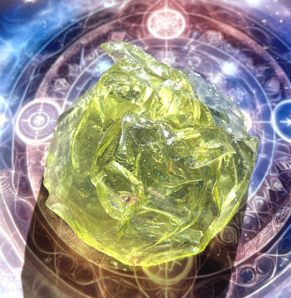 Rare ANDARA Français Electric green 155 g | Cristal 5D / 777 •