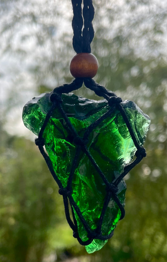 Pendentif ANDARA Dragon Vert 43 g / cristal 5D / 777 •