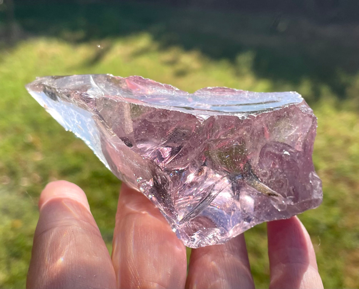 Rare ANDARA Français Lilas Vénusien – Émanation de la Rose Cosmique | 195 g  / 777 cristal 5D •