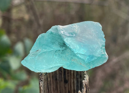 Rare Cristal bleu vert ETHERIUM ~ 20 g  | minéral Afrique ANDARA | R3