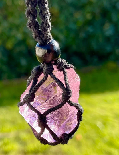 Pendentif d'intention : ANDARA | rose | 16 g