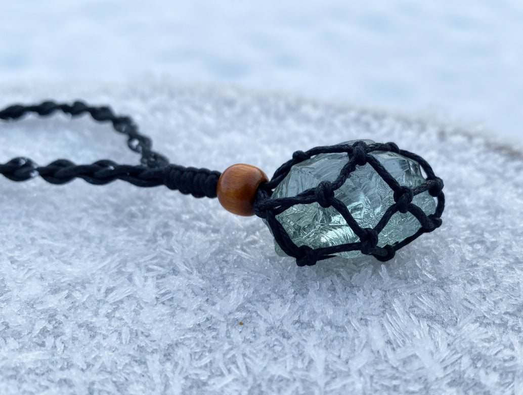 Pendentif d'intention : ANDARA | vert bleuté | 19 g