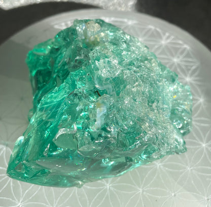 ANDARA Français Emeraude ésotérique | 253 g  / 777 cristal 5D