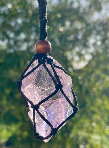 Pendentif d'intention : Eclat de rosée de Rose / La Magie des Andaras