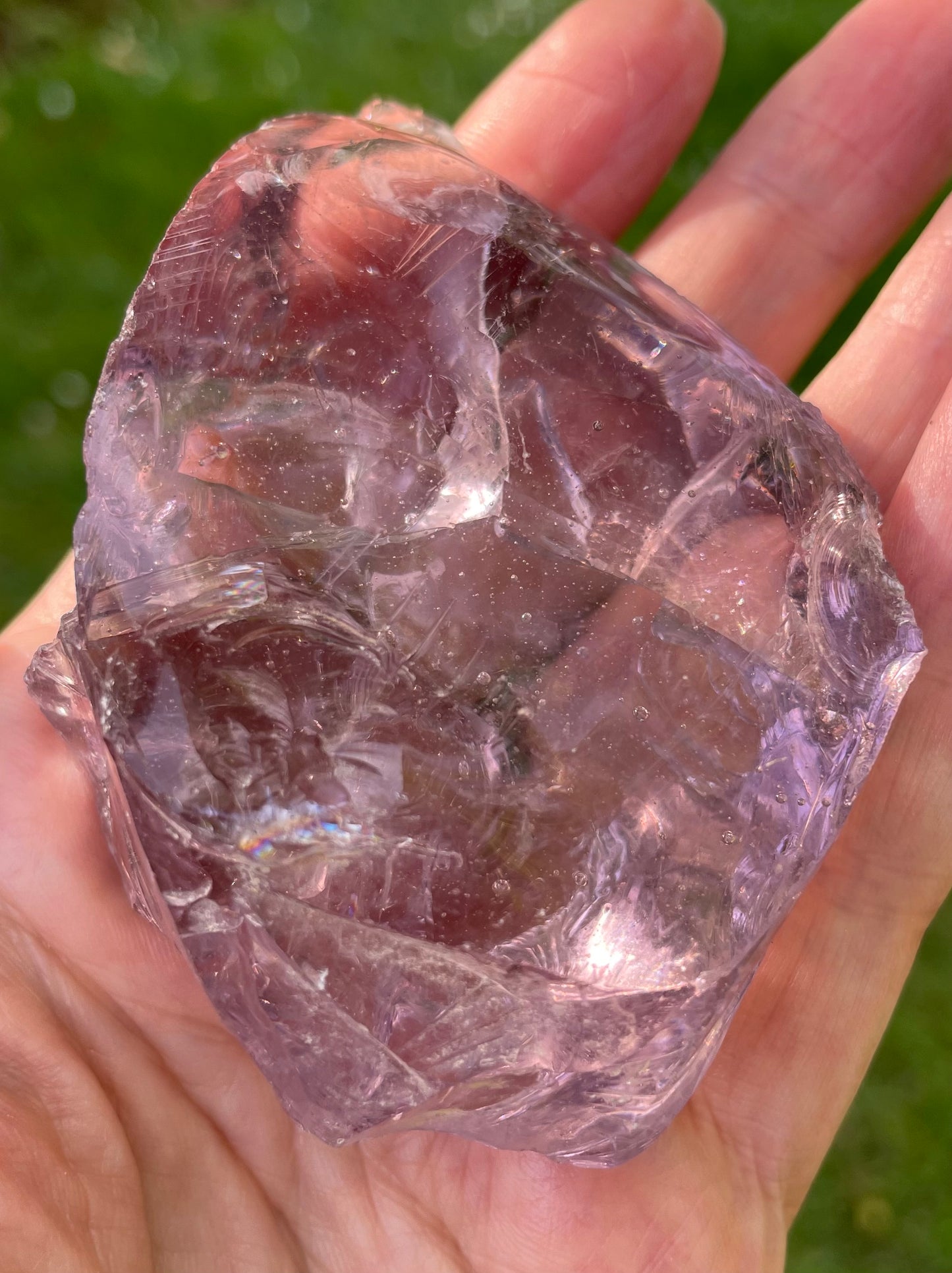 Rare ANDARA Français Lilas Vénusien – Émanation de la Rose Cosmique | 163 g  / 777 cristal 5D •