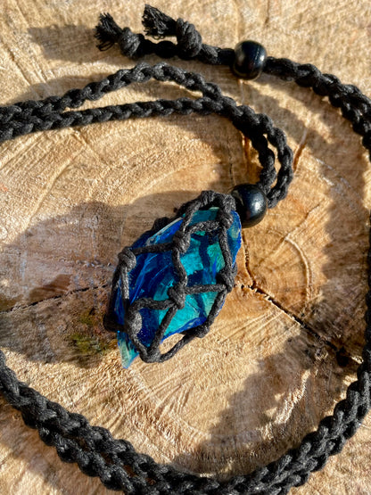 Pendentif d'intention : ANDARA | bleu | 11 g