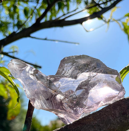 Rare ANDARA Français Lilas Vénusien – Émanation de la Rose Cosmique | 195 g  / 777 cristal 5D •