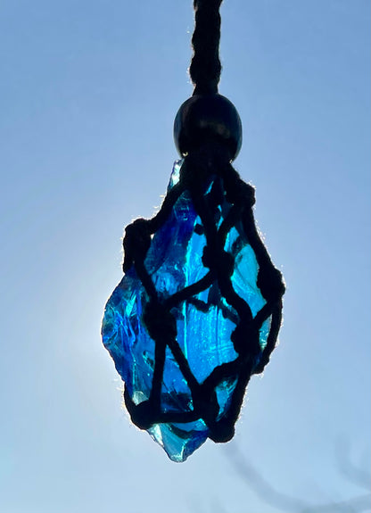 Pendentif d'intention : ANDARA | bleu | 11 g