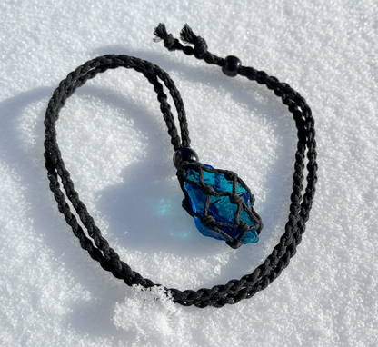 Pendentif d'intention : ANDARA | bleu | 11 g