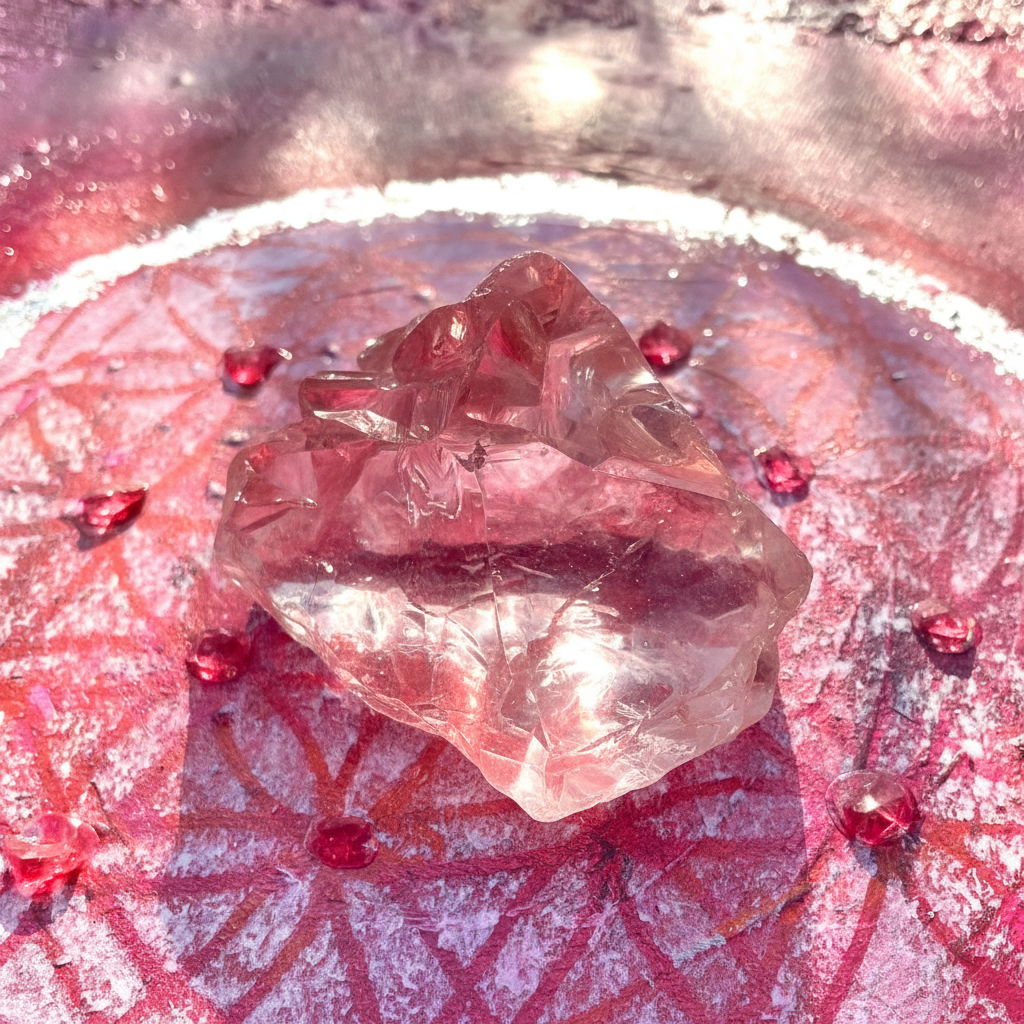 Fleur de vie : ANDARA Rose de France et sa peinture vibratoire énergétique 🌸