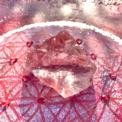Fleur de vie : ANDARA Rose de France et sa peinture vibratoire énergétique 🌸
