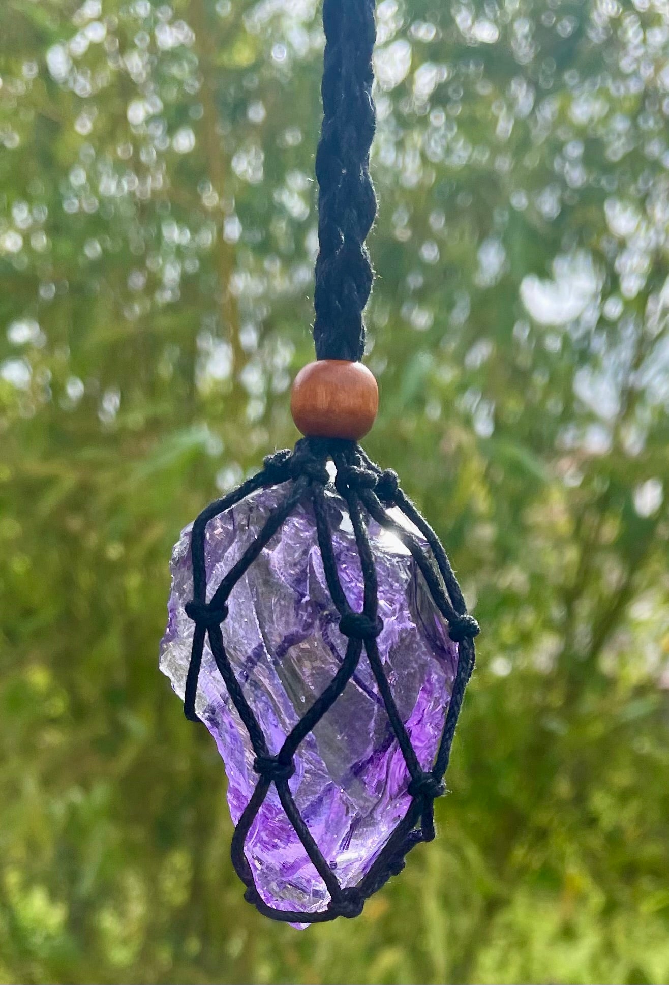 Pendentif Ascended Lilac Vert 40 g / cristal 5D / 777 •