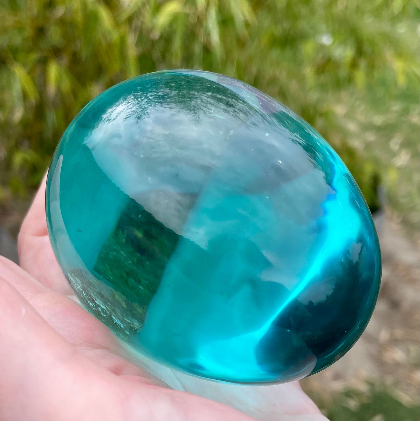 ANDARA poli oeuf aqua 581 g / cristal 5D / 777