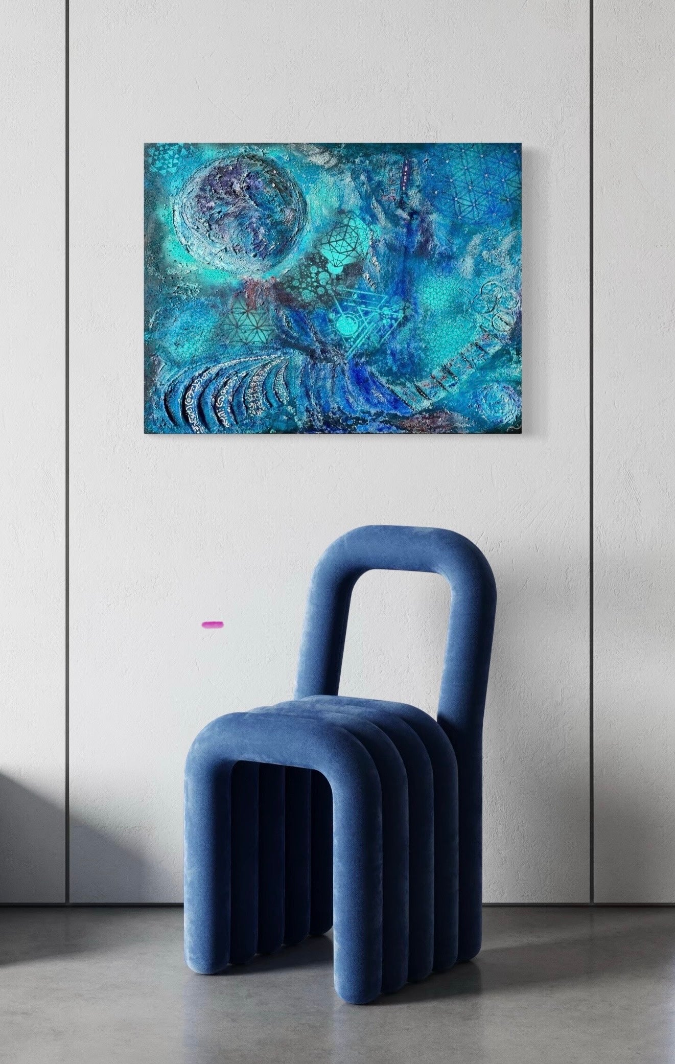 Cosmos Éthéré  | Peinture vibratoire | Art Énergétique | Eclesiah