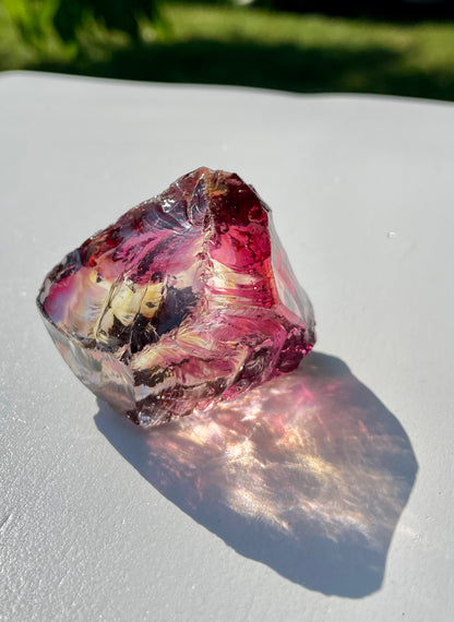 Rare ANDARA cristallin multicolore 118 g | Boutique cristaux Andaras