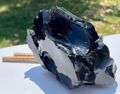 Très rare ANDARA Iridium Noir |  351 g | cristaux quantique 5D