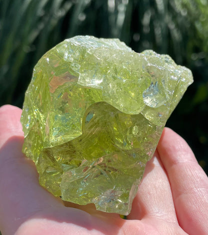 Rare et puissant ANDARA Français Electric Green ~ 246 g | French Crystal Andara 6D