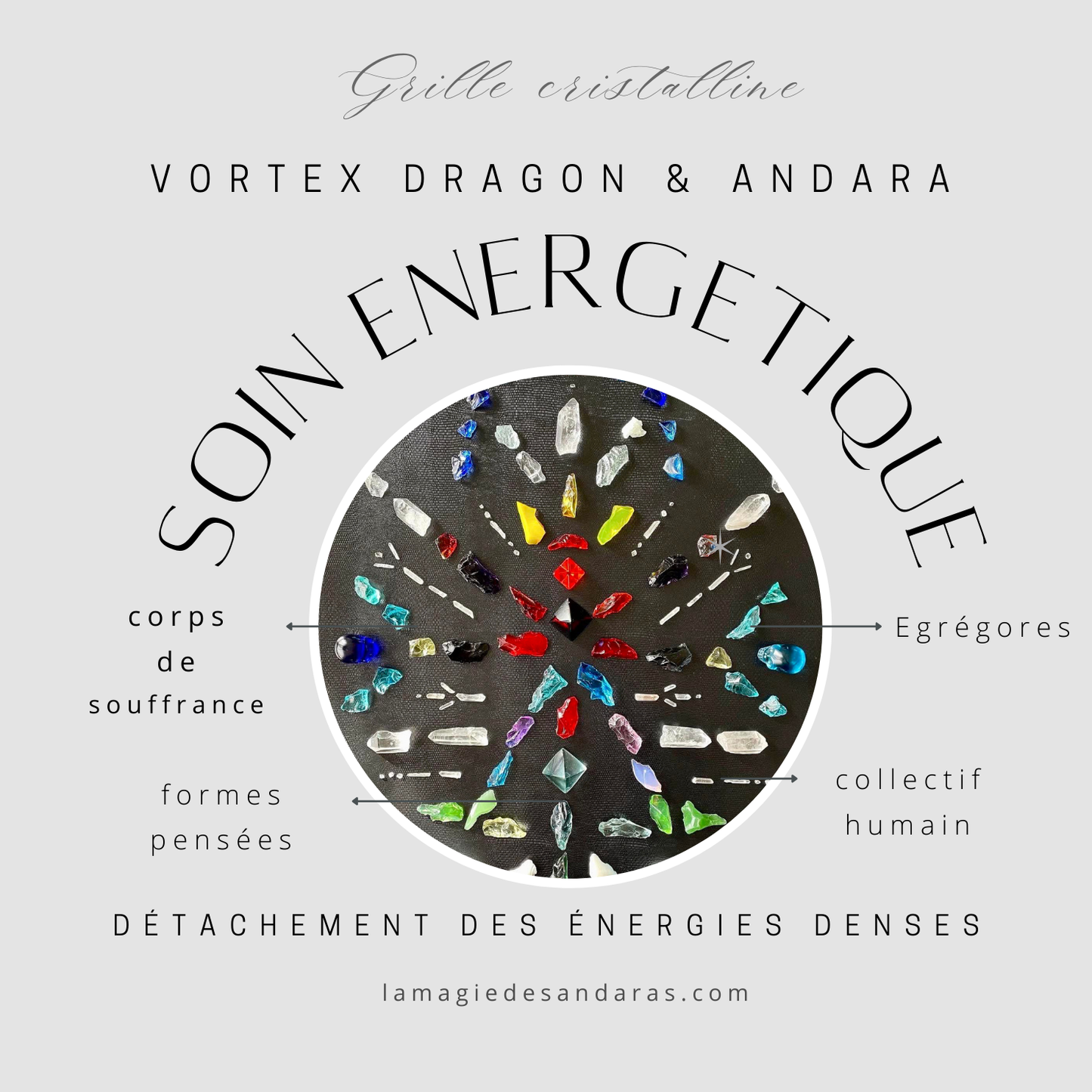 Soin ANDARA & DRAGON : Egregores Ancestraux / Corps de souffrance | Vortex 72h