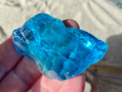 ANDARA• Bleu des Sirènes Atlantes  ~ 35 g | Cristal Quantique 5D
