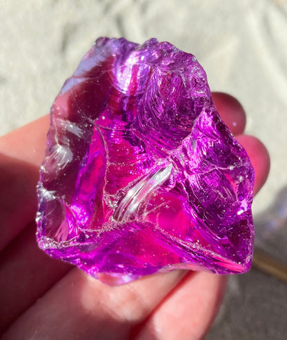 ANDARA• Lilac Magenta Ascensionné ~ 66 g | Cristal Quantique 5D