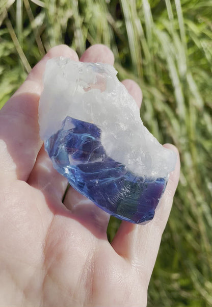 Rare ANDARA Eloha Bleu 91 g ~ mineral monoatomique