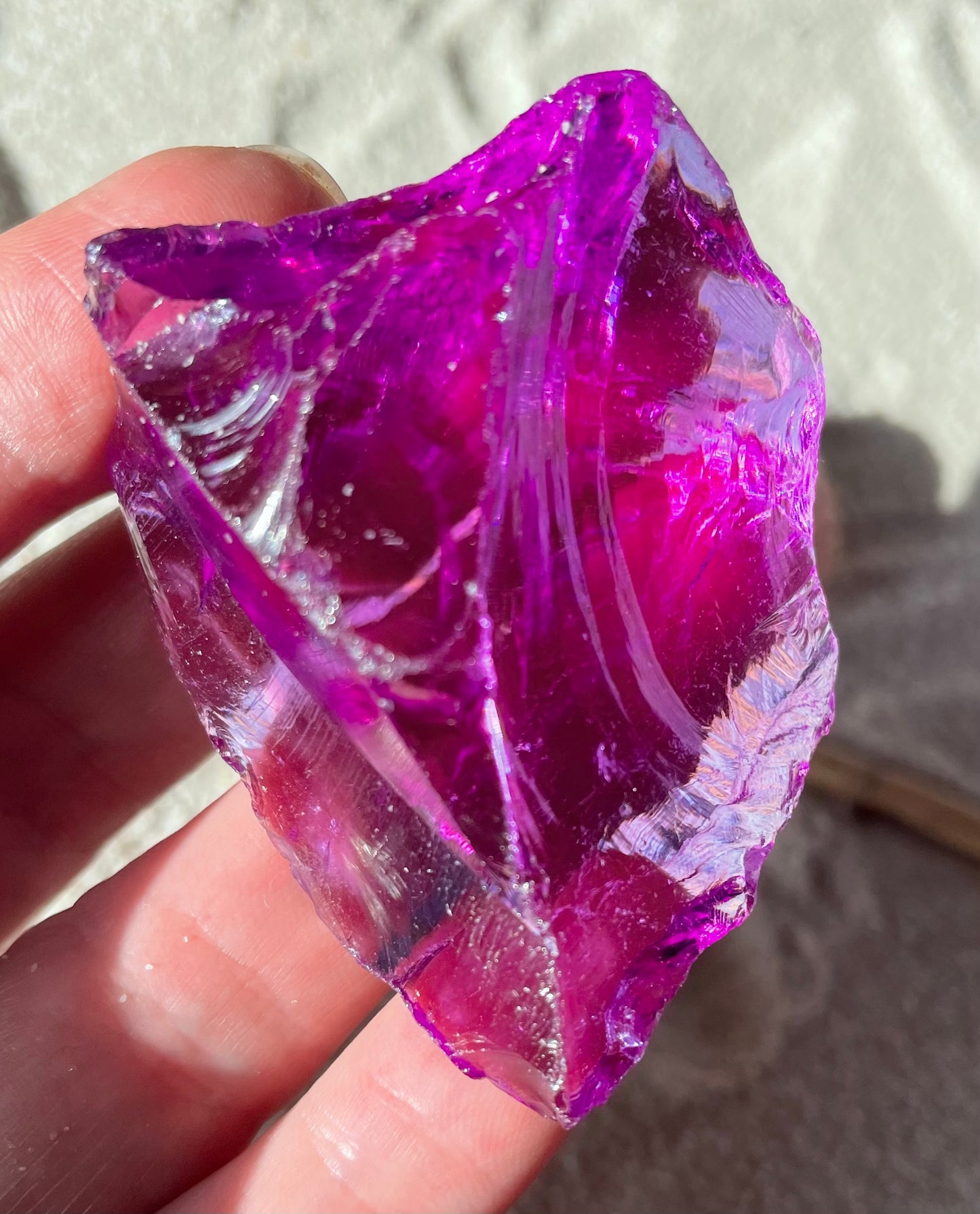 ANDARA• Lilac Magenta Ascensionné ~ 66 g | Cristal Quantique 5D