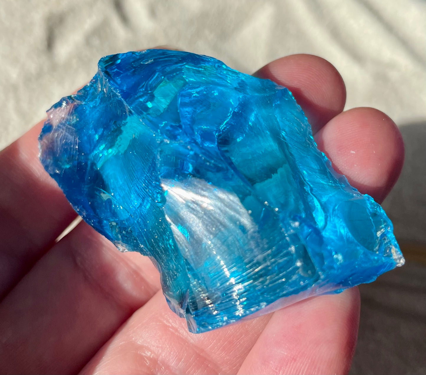 ANDARA• Bleu des Sirènes Atlantes  ~ 35 g | Cristal Quantique 5D
