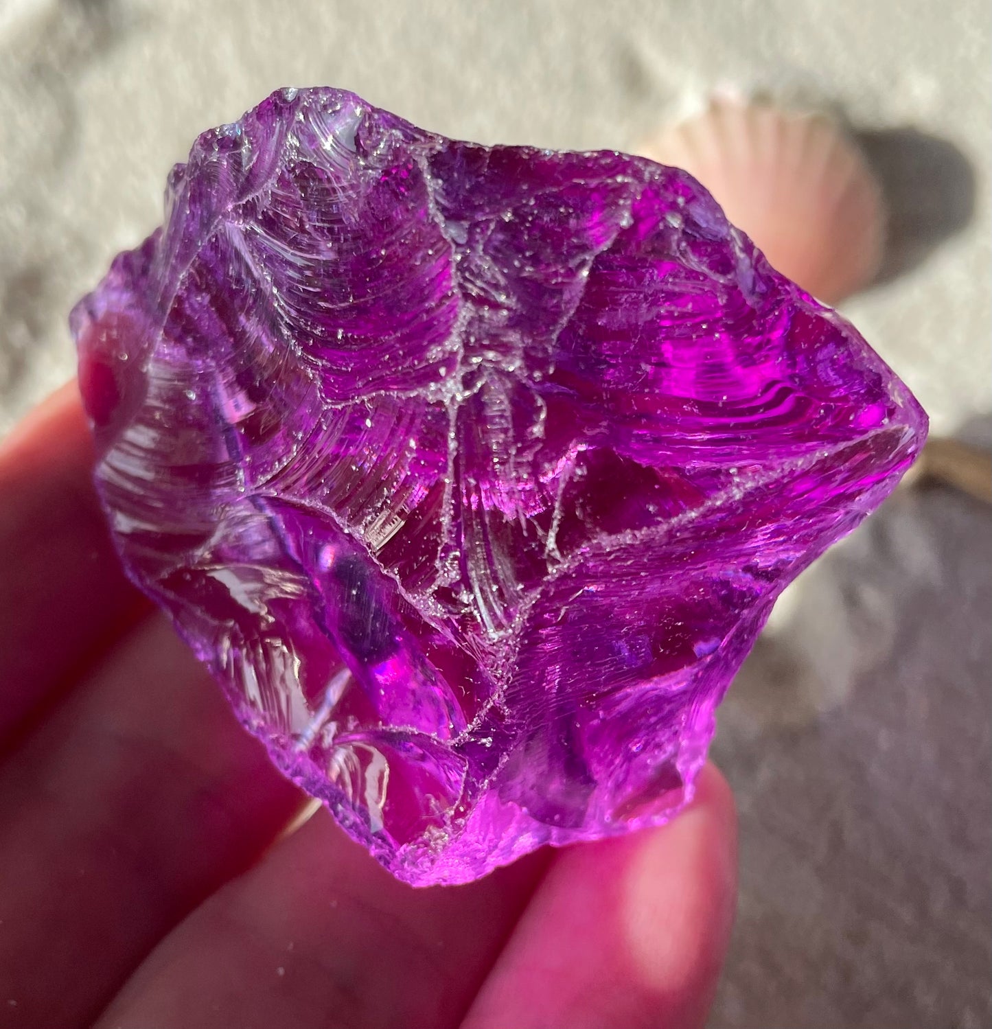 ANDARA• Lilac Magenta Ascensionné ~ 66 g | Cristal Quantique 5D