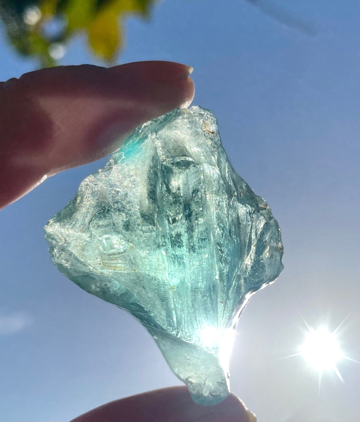 ANDARA• Africain bleuté ~ 25 g  | minéral afrique . REF BB2