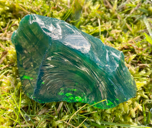 Rare ANDARA• bleu vert phtalo Altantide ~ 195 g / pierres et cristaux / REF 38