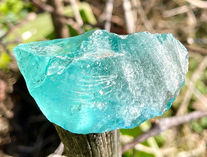 ANDARA• Africain bleuté ~ 36 g  | minéral quantique - R75