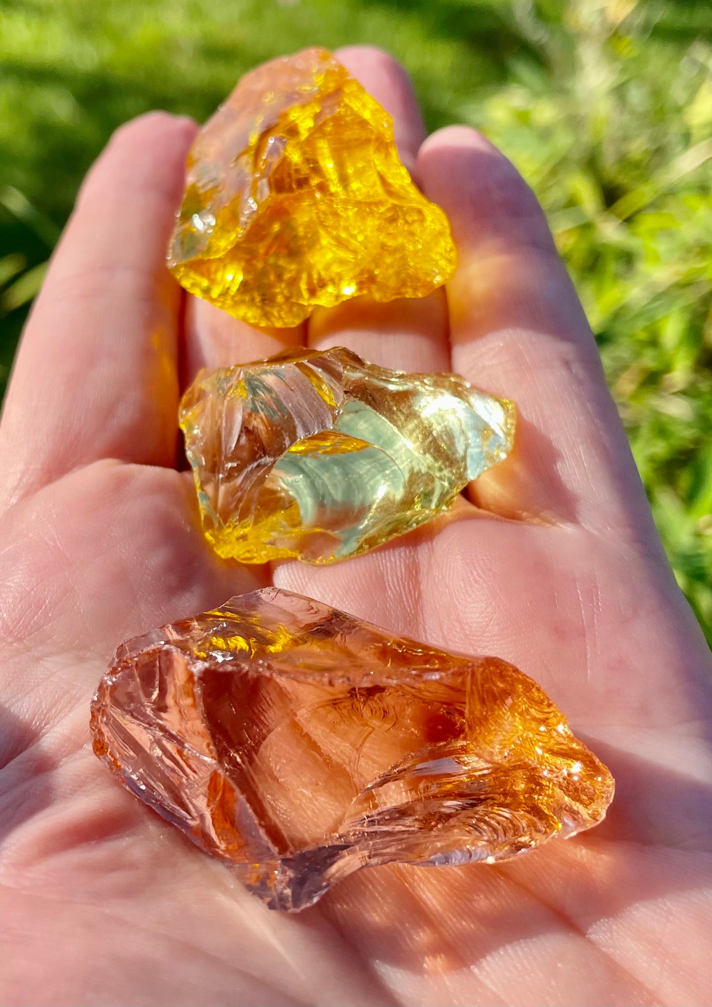 Trio ANDARA Soleil LeMUria 60 g  ~ minéraux et cristaux