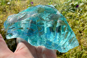 ANDARA• ALTAR Temple Aqua Cosmique blue Diamantine 1285 g | cristal quantique 5D