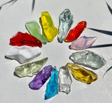 Cargar imagen en el visor de la galería, Set ANDARA Fleur Arc en ciel 130 g / L9 ~ cristaux et pierres
