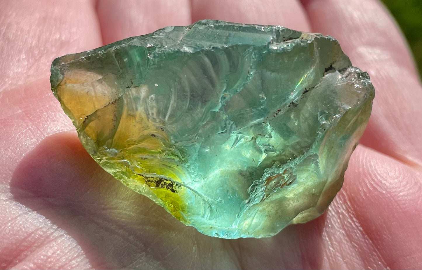 Rare ANDARA Africain bicolore ~ 21 g ~  A4/mineral monoatomique