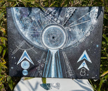 Charger l&#39;image dans la galerie, ADOPTÉ en DONATION ~ Galactic StarGate | Peinture vibratoire &amp; ANDARA ~ ART Thérapie
