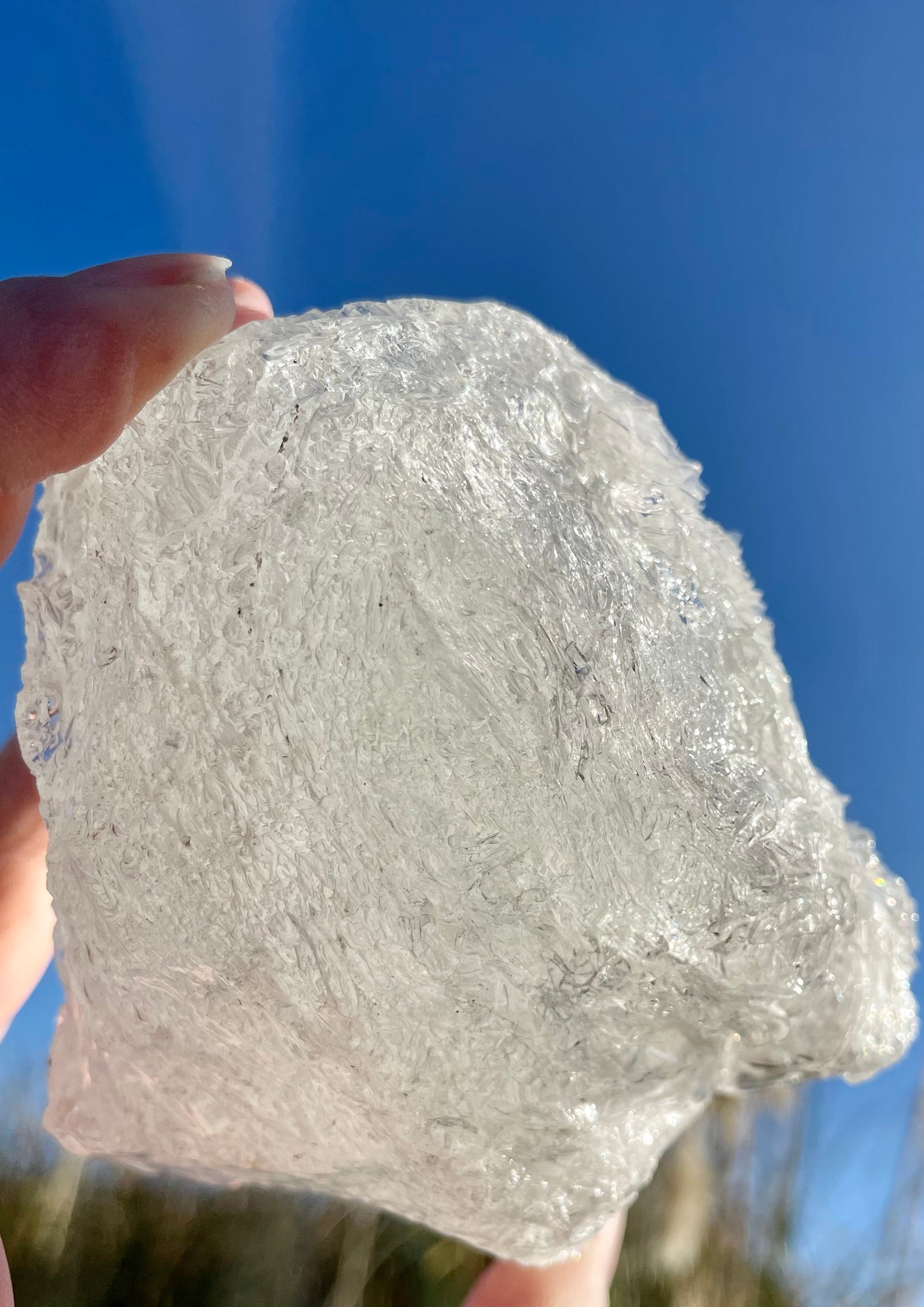 Rare ANDARA Altar Ecume de mer Cosmic Ice 428 g | Quantum 5D crystal