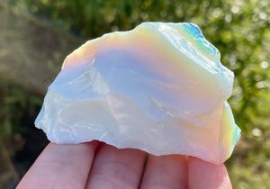 ANDARA UNion de l'Amour et de la Sagesse Blanc bleuté 122 g | cristal quantique 5D / REF 8