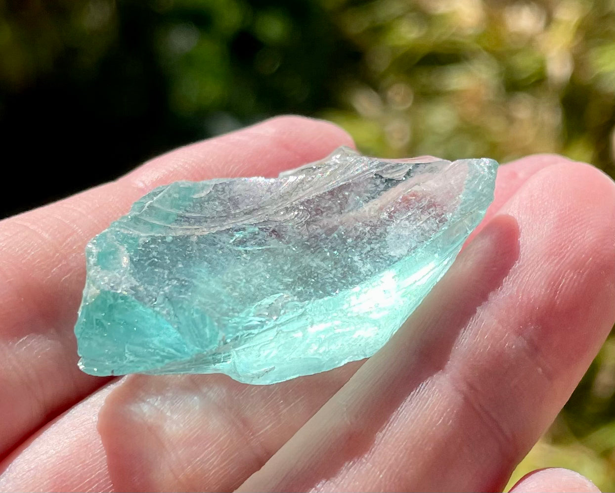 ANDARA• Africain bleuté ~ 13 g ~  BB | Cristal quantique 5D