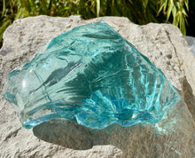 Charger l&#39;image dans la galerie, ANDARA• ALTAR Temple Aqua Cosmique blue Diamantine 1285 g | cristal quantique 5D

