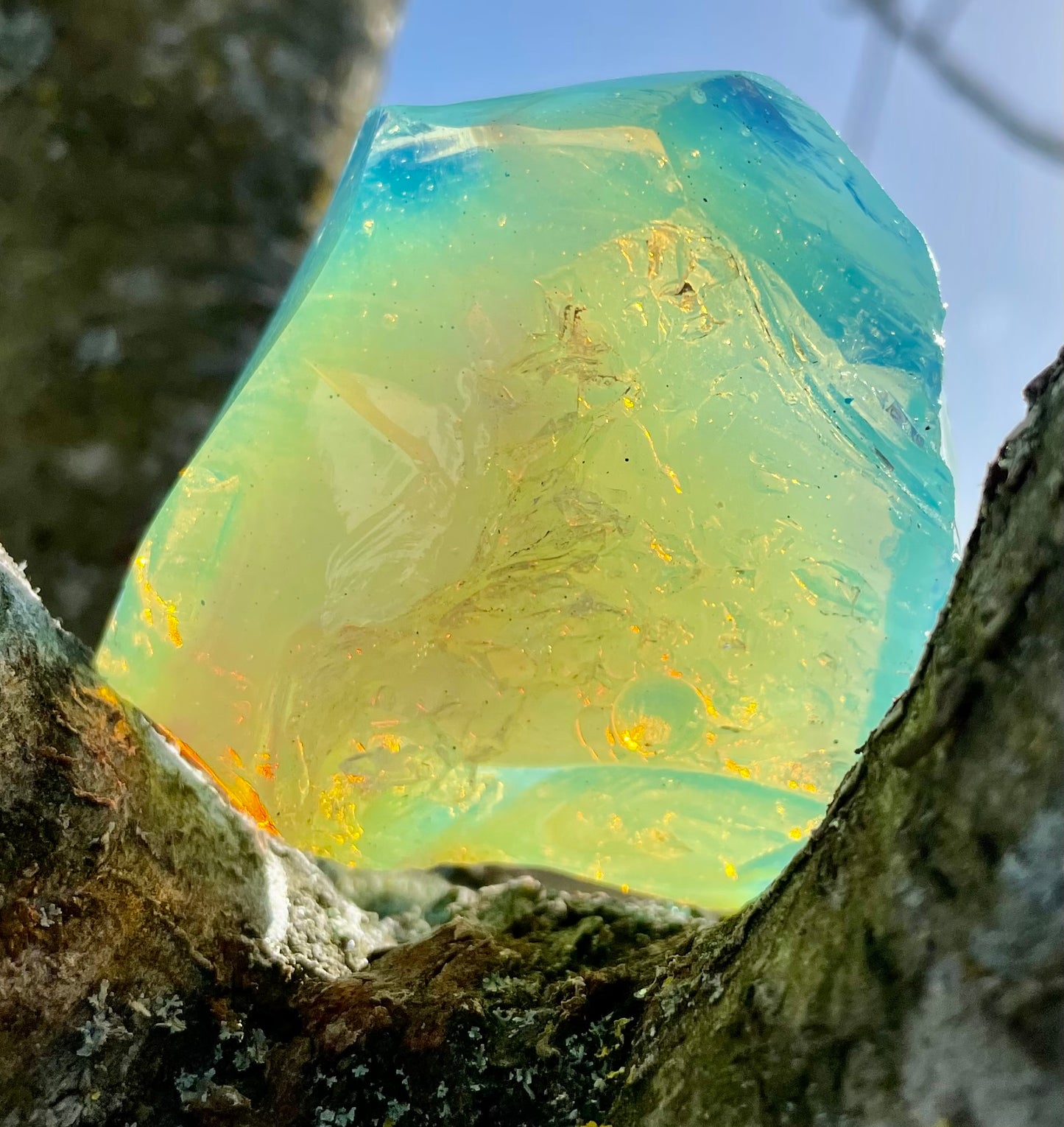 ANDARA• Cristallin Diamant  : Lignée des origines  103 g | Cristaux quantiques 5D
